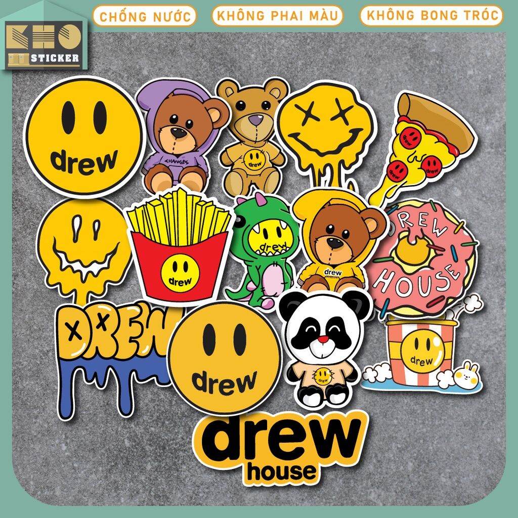 Decal Sticker Dán dễ thương mẫu ngẫu nhiên