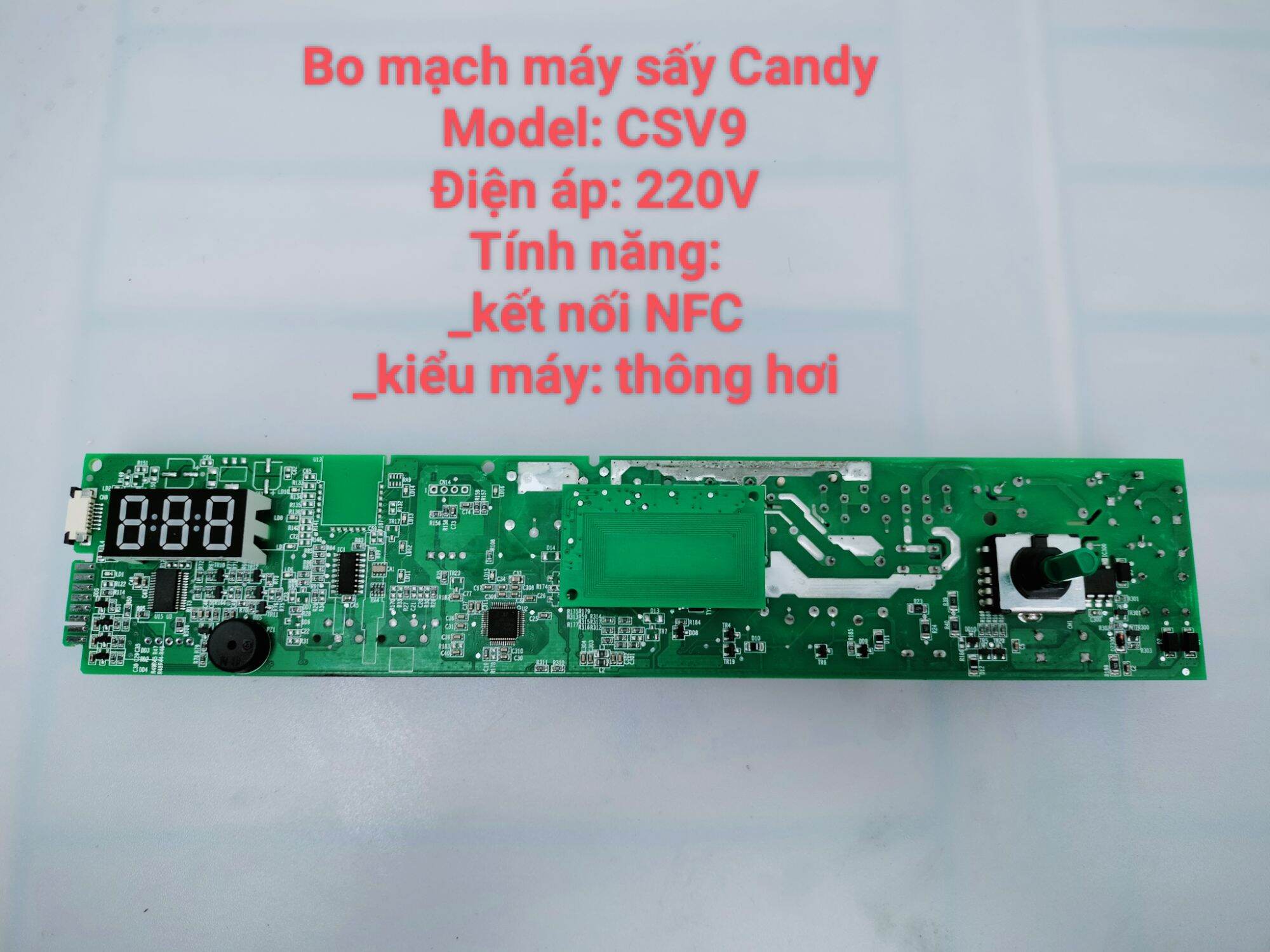 Bo mạch máy sấy candy csv9