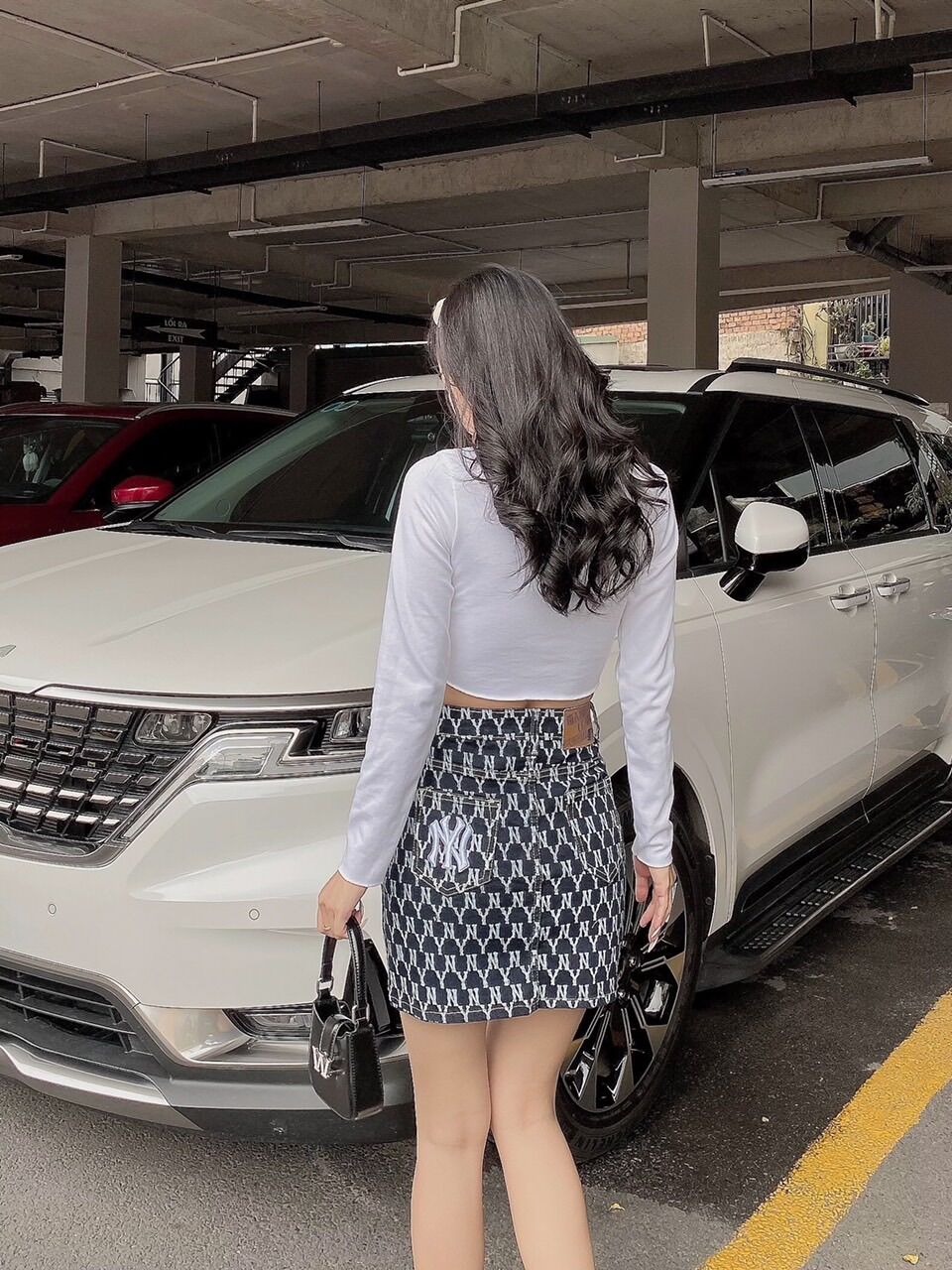 Chân Váy Jean, Chân Váy Ôm ML.B Co giãn Form đẹp