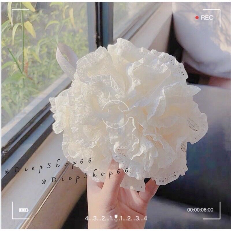 Bông tắm - Bông tắm kì ghét ❤️SALE❤️ Bông tắm tẩy da chết - Bong tam - Bông tắm tạo bọt - loai tròn vải lưới mềm mại cao cấp