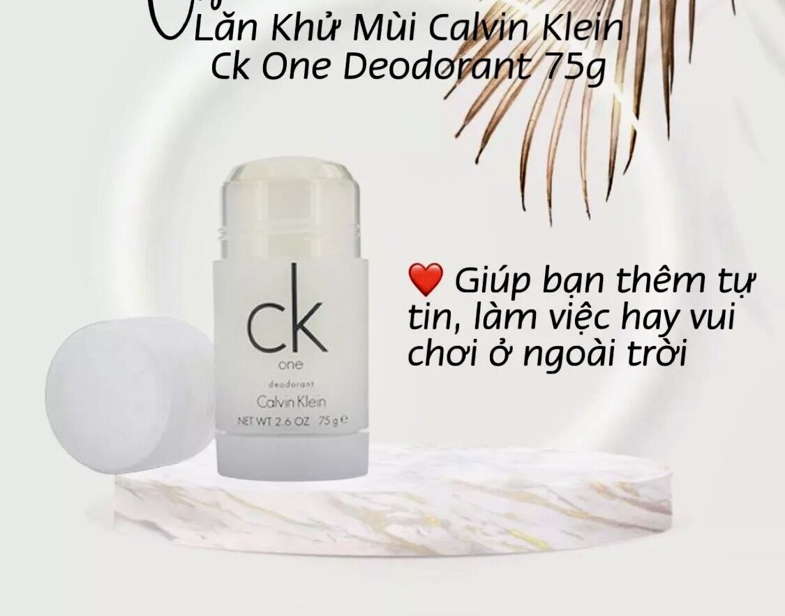 [HCM] Lăn Khử Mùi Nước Hoa Calvin Klein CK ONE 75G