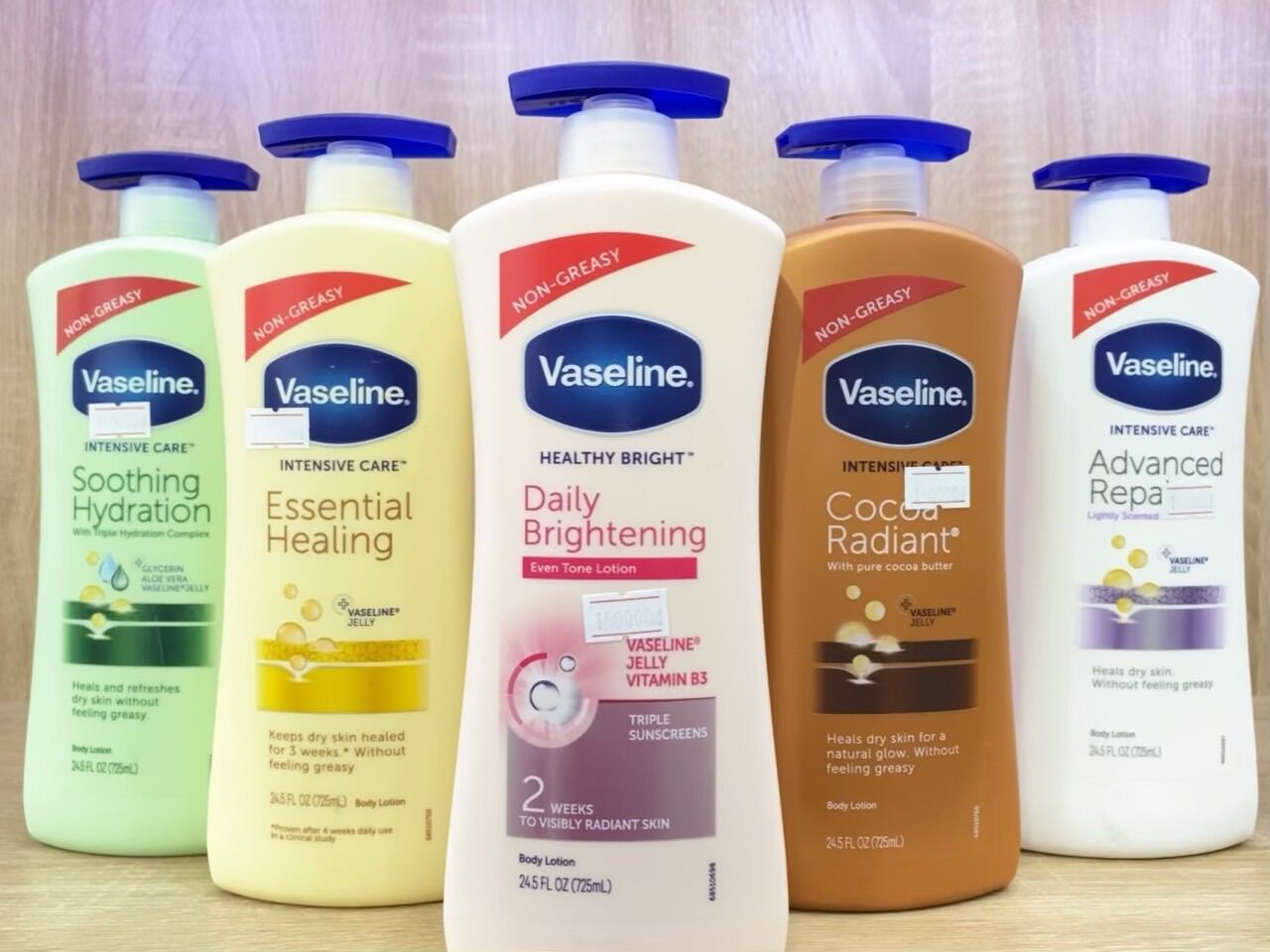 Sữa dưỡng thể vaseline healthy bright 725ml mẫu mới đ 107000-đ 113000
