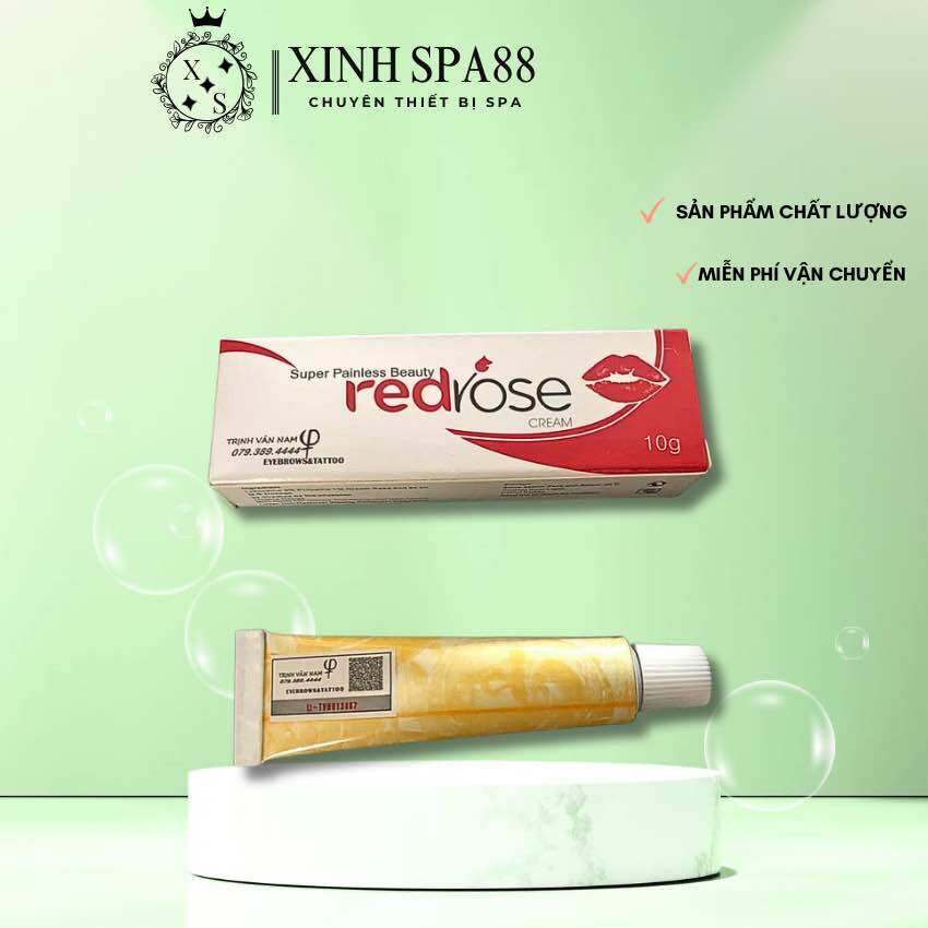Redrose tɾịnh Văn Nam kem ủ môi chuyên dùng trong phun xăm - SPA88