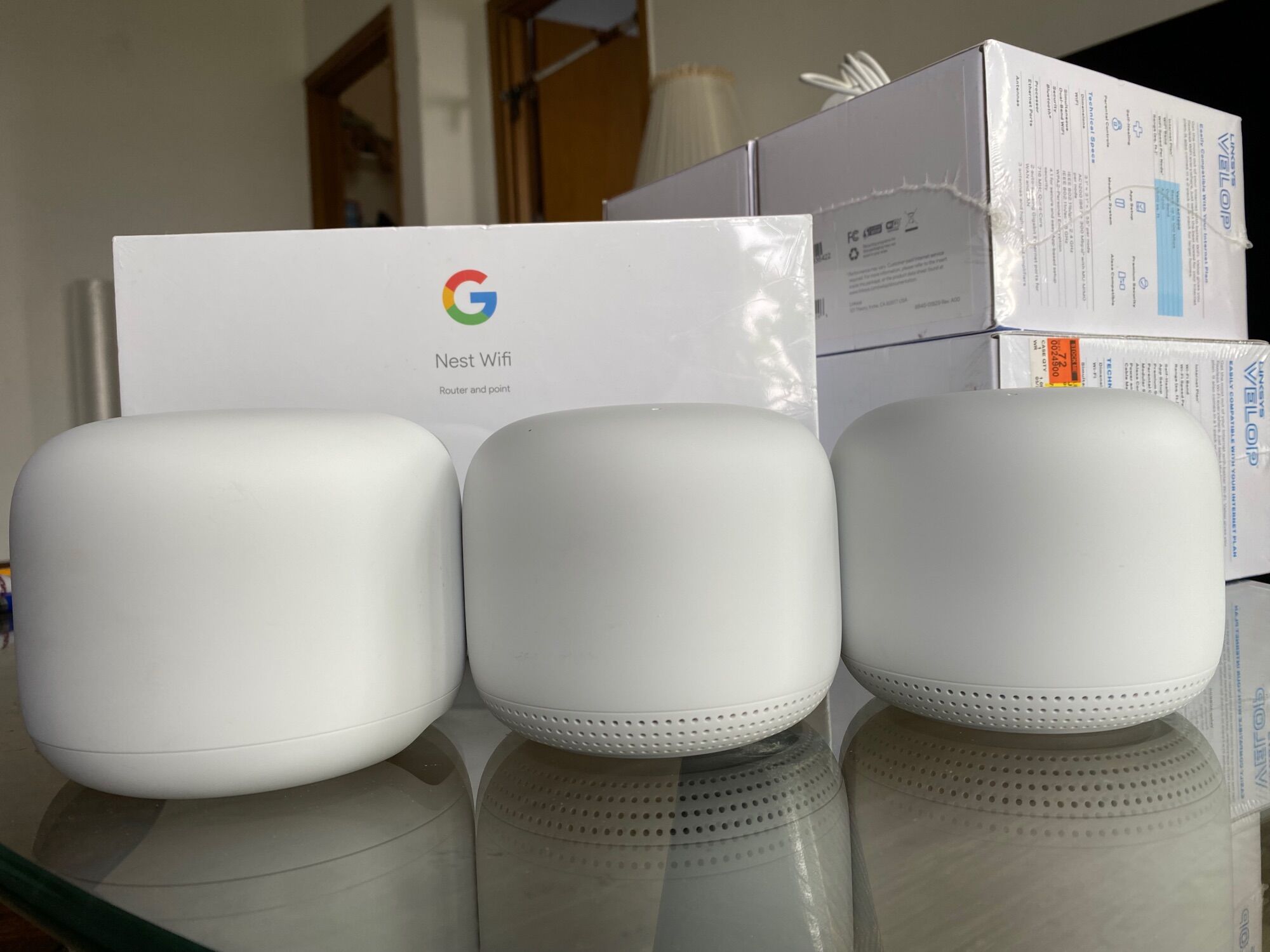 Google nest wifi - google mesh wifi ac2200 - hàng chính hãng google
