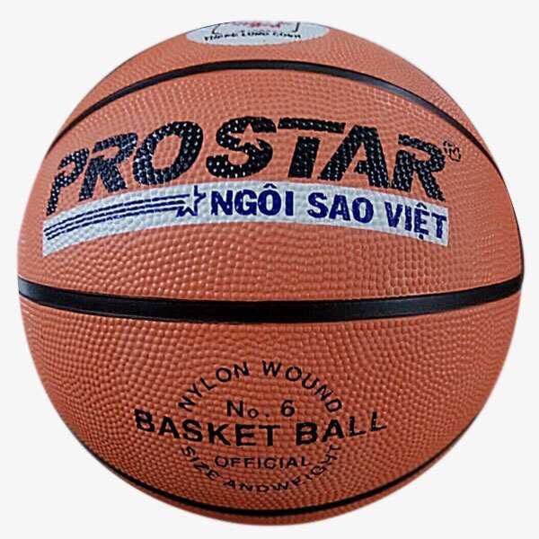 Quả bóng rổ Prostar cao su số 3,5,6,7 ( Tặng kim + Túi lưới)