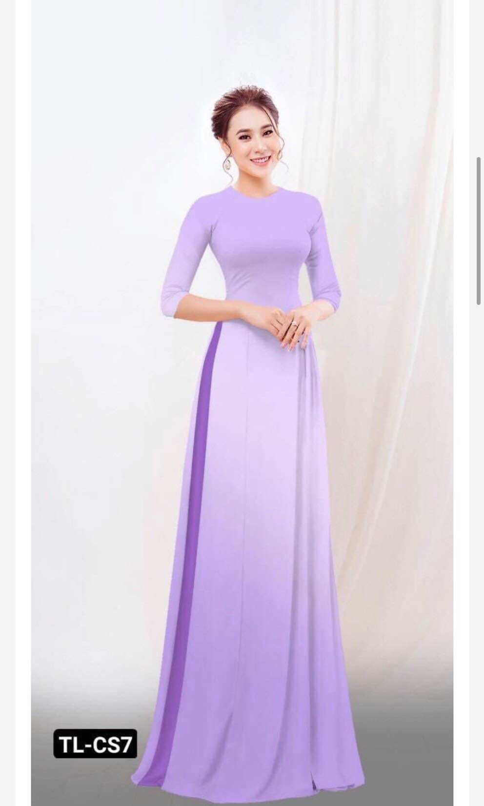 Vải áo dài chuyển sắc