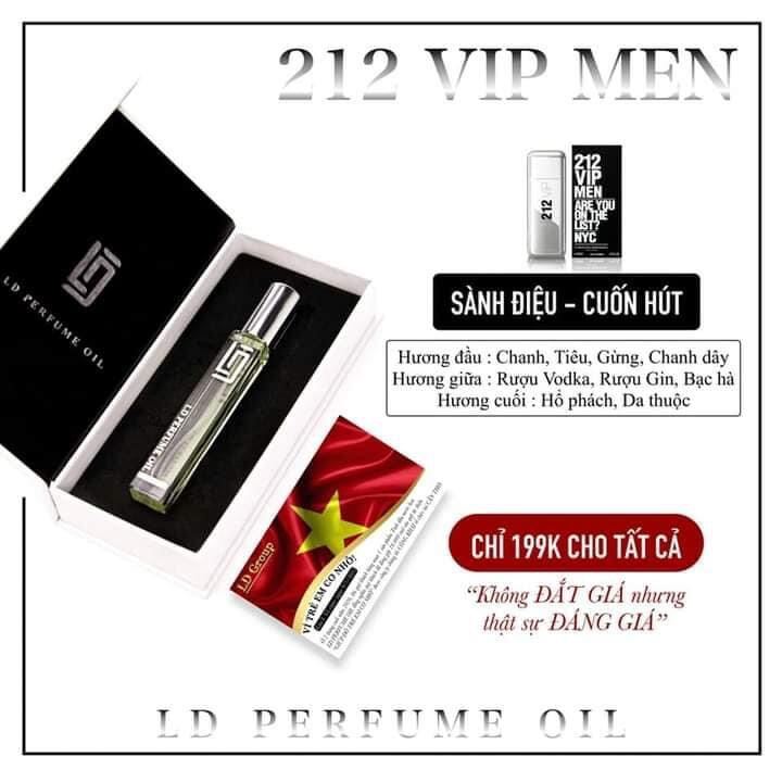 [Hcm]Tinh Dầu Nước Hoa Ld Perfume Oil( 212 Vip)