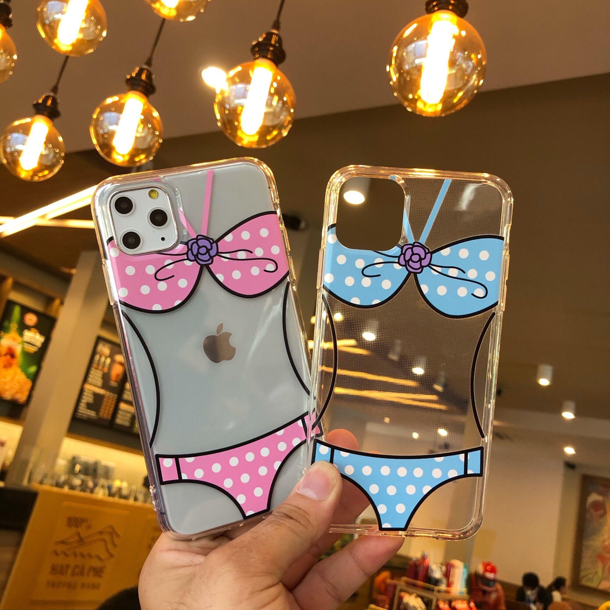 [HCM]Ốp iphone Bikini Sexy hồng và xanh