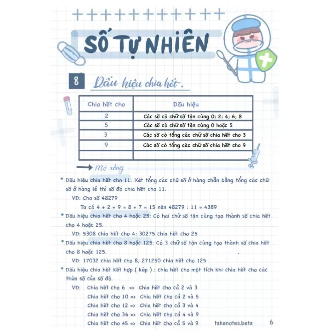 Sổ Takenote TOÁN 4 - Khổ giấy A5