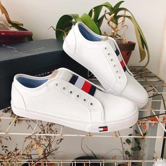 [Giày Auth chính hãng] Giày Tommy Hilfiger Anni Slip-on Unisex. Authentic bill US