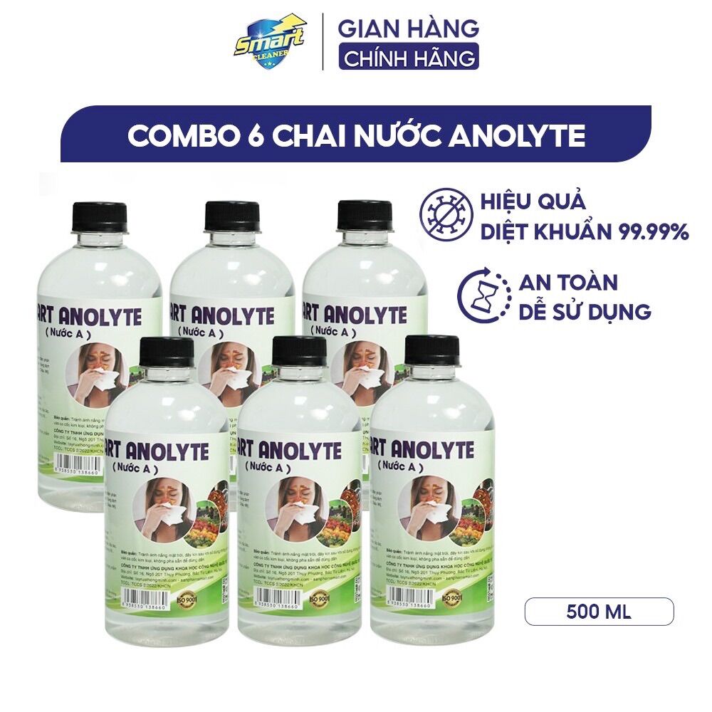 Dung dịch sát khuẩn Smart Anolyte khử khuẩn tay, bề mặt vết thương