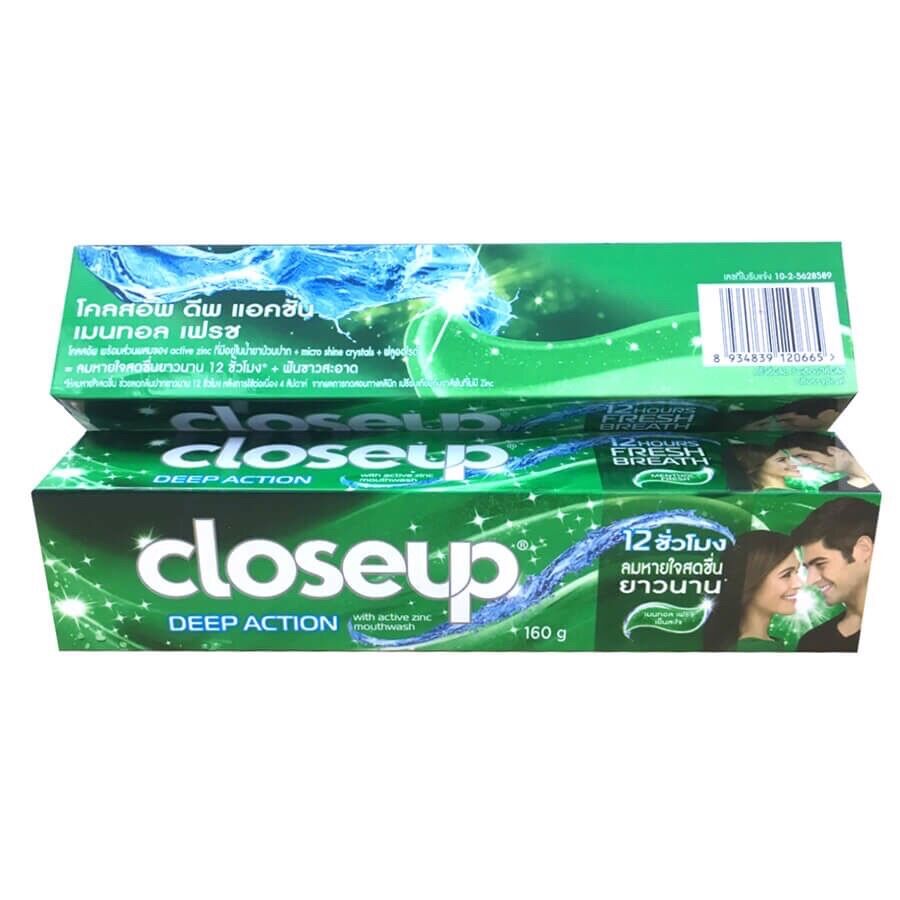 Lốc 6 Tuýp Kem Đánh Răng Closeup 160gr Thái Lan