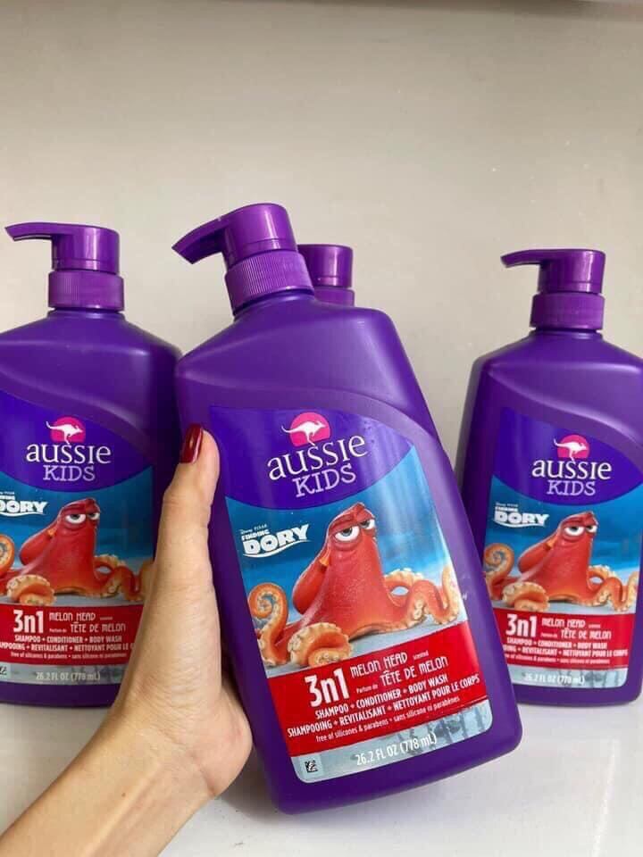Sữa tắm gội cho bé AUSSIE Kids 3in1 G Day Grape