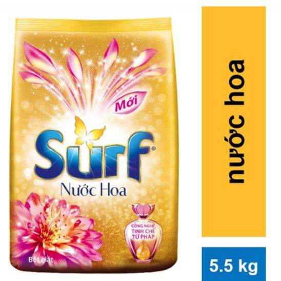 Bột giặt surf 5,3kg/5,5kg hương nước hoa