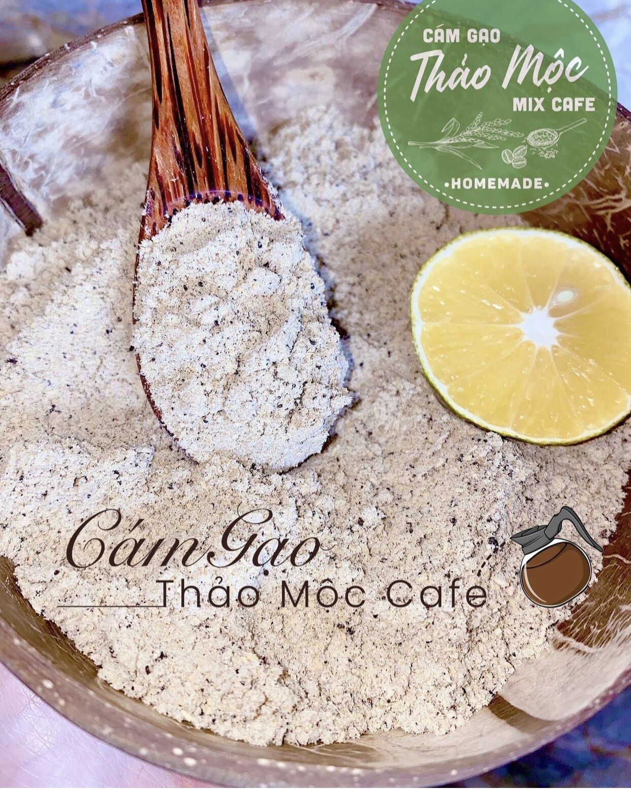 CÁM GẠO THẢO MỘC MIX CAFE - TÚI 1KG
