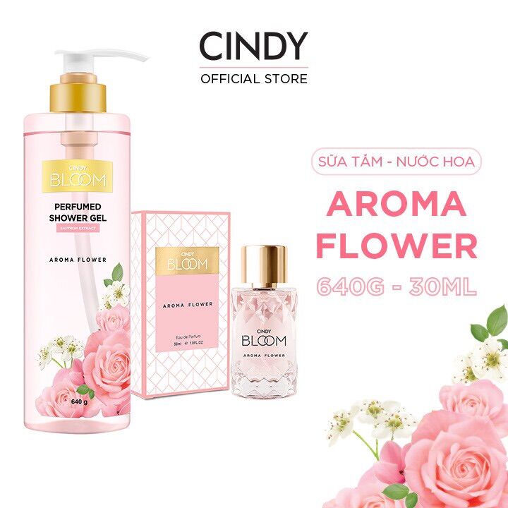 [HCM]Sữa Tắm Nước Hoa Cindy Bloom 640g