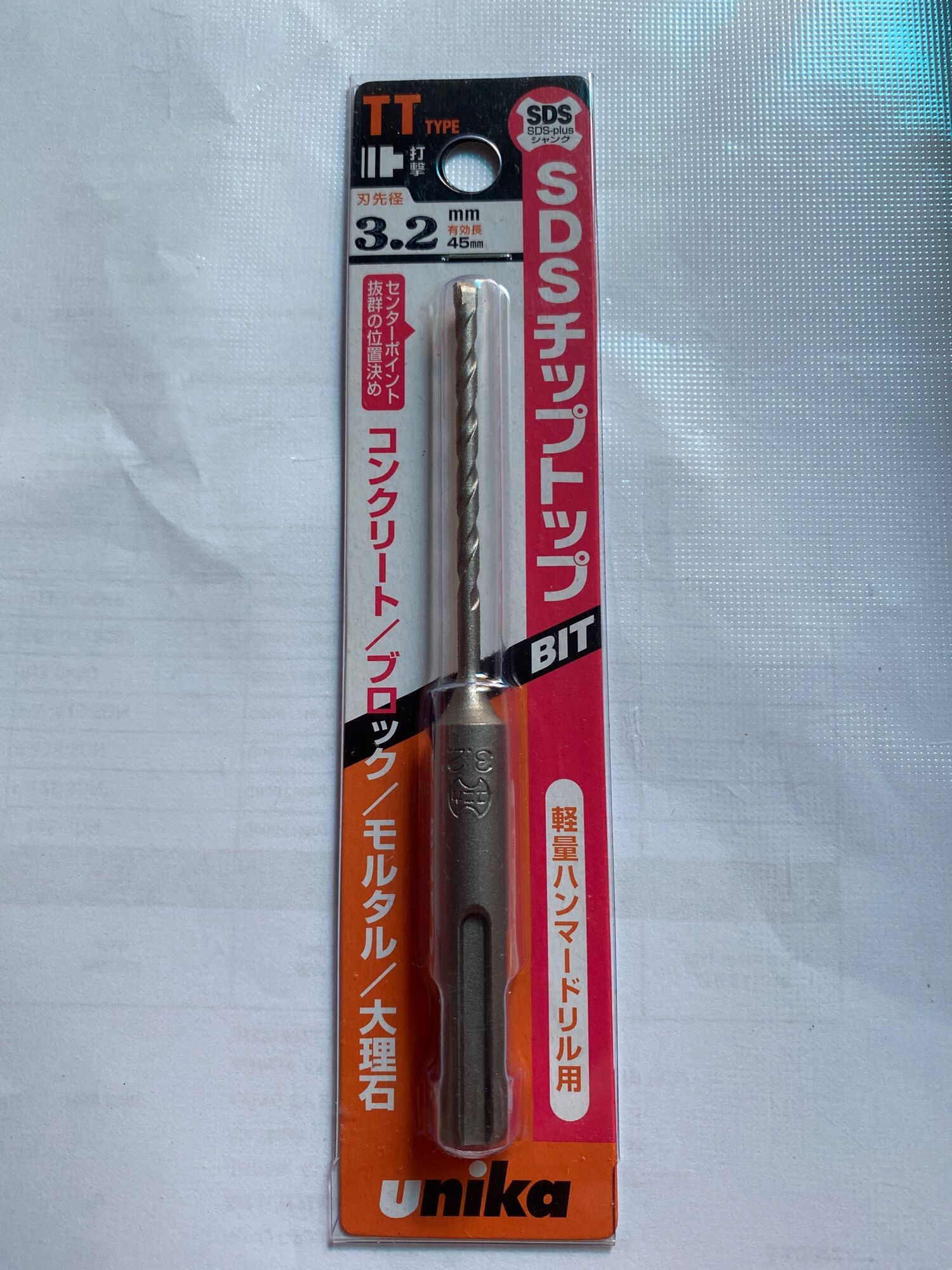 Mũi khoan bê tông chuôi gài Unika TT3.2*110mm