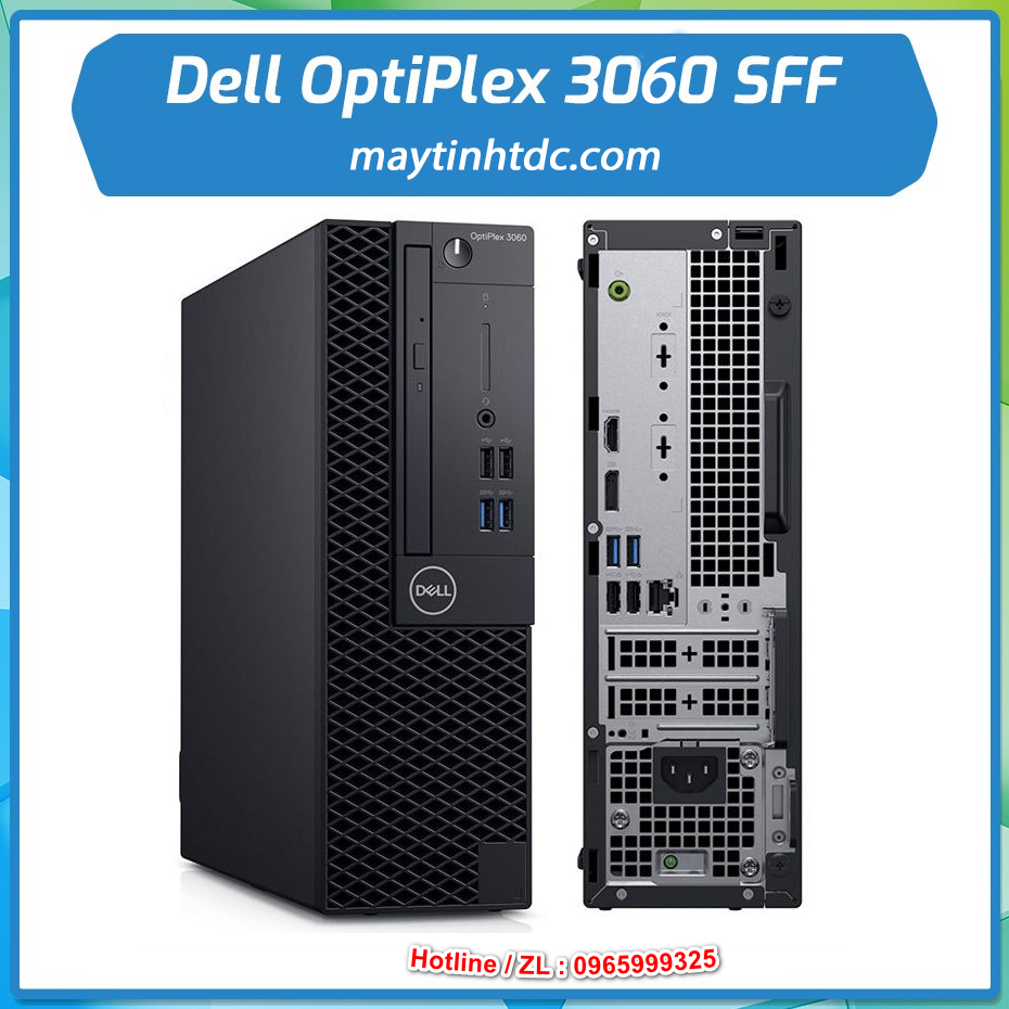CASE máy tính để bàn DELL Optiplex 3060 SFF Core i7 8700 | RAM 16GB | SSD NVME 512GB. Hàng Nhập Khẩu Like new 98 - 99%. Bảo hành 24 tháng 1 đổi 1