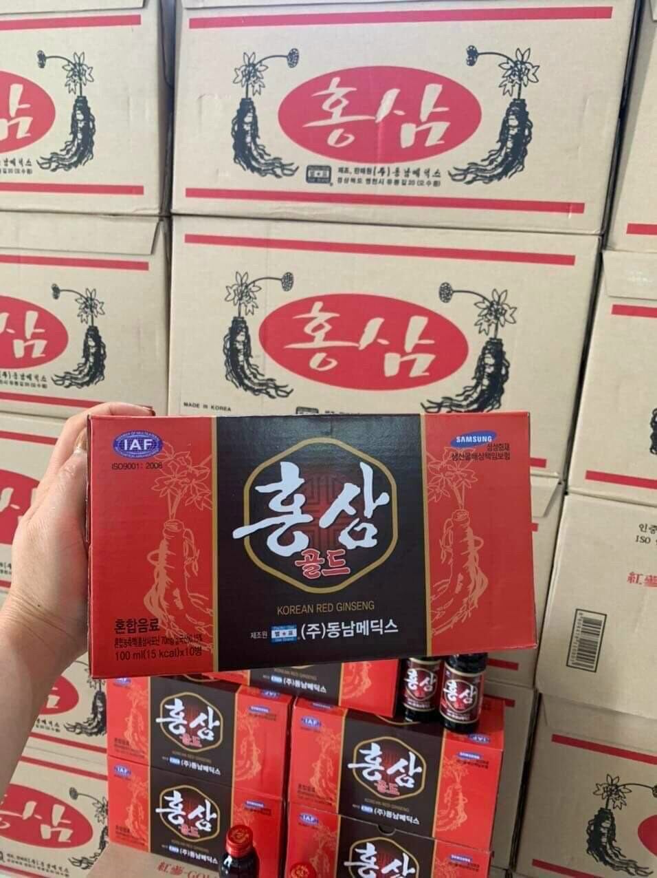 Nước sâm đóng chai Hàn Quốc