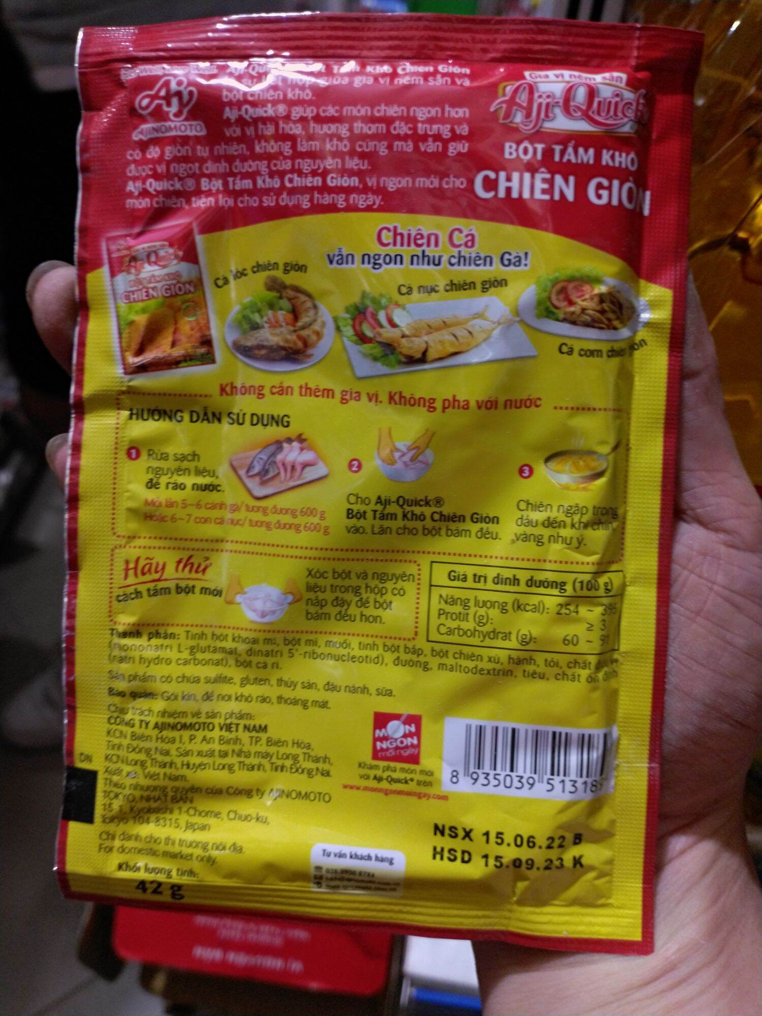 Bột chiên giòn Aji-quick 42g