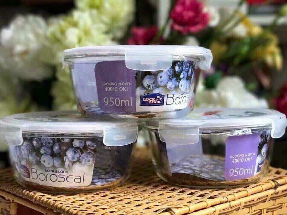Thố thuỷ tinh tròn 950ml