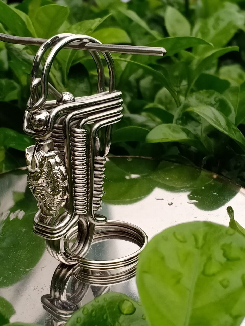Móc khóa inox 304 combo 2cái mặt rồng huyền bí 🐲