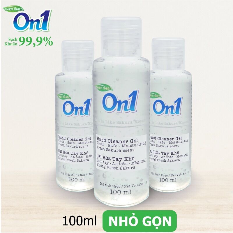 GEL RỬA TAY KHÔ ON1 100ML SẠCH KHUẨN