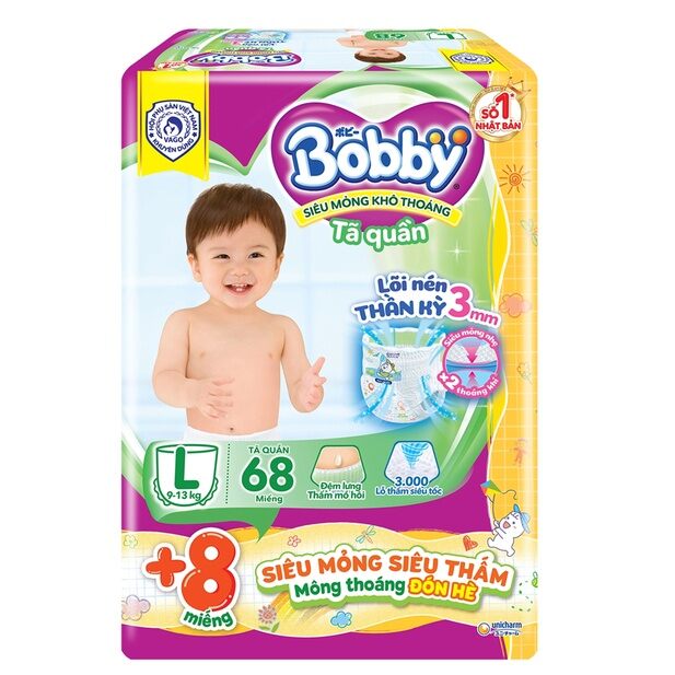 Tã Bĩm Quần Bobby L68