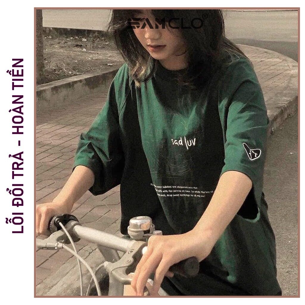 [HCM]Áo Thun Nam Nữ Form Rộng In Sadluv Phong Cách Kiểu Dáng Năng Động Trẻ Trung MS5699