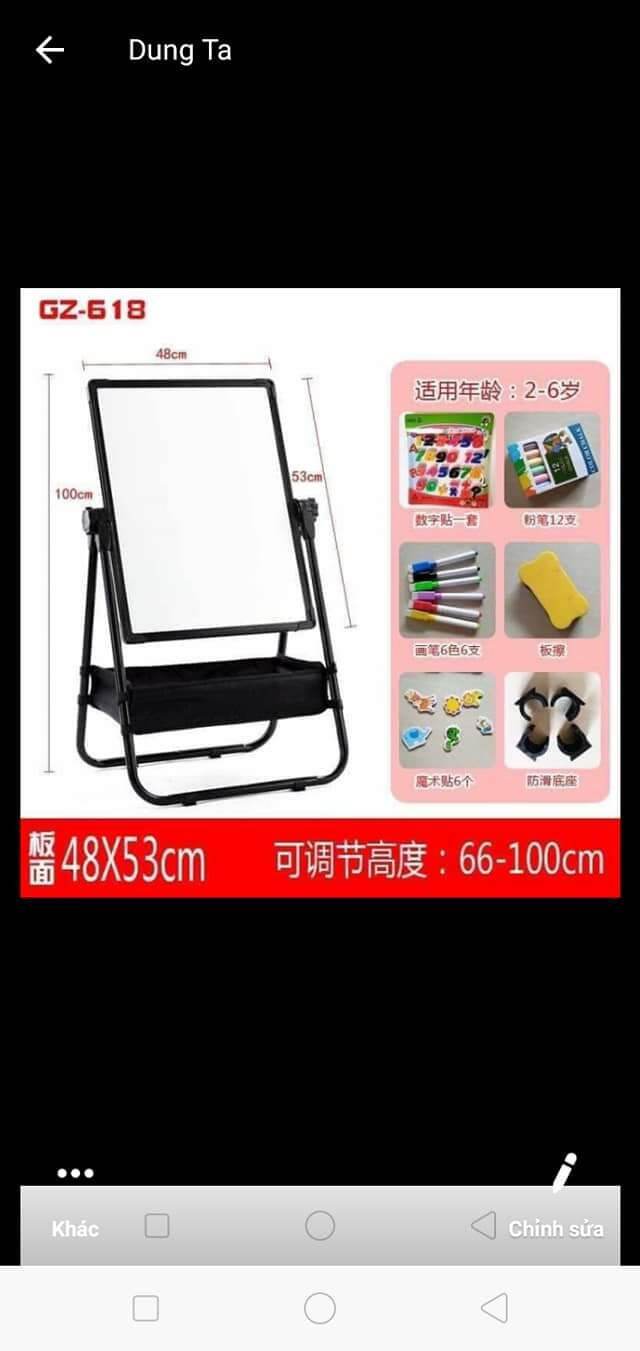 Bảng vẽ từ tính bảng viết cho bé