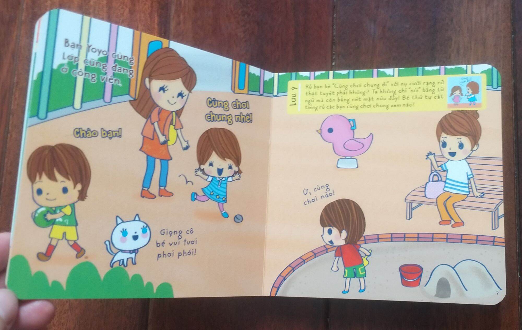 Sách Ehon kỹ năng Chào hỏi lịch sự