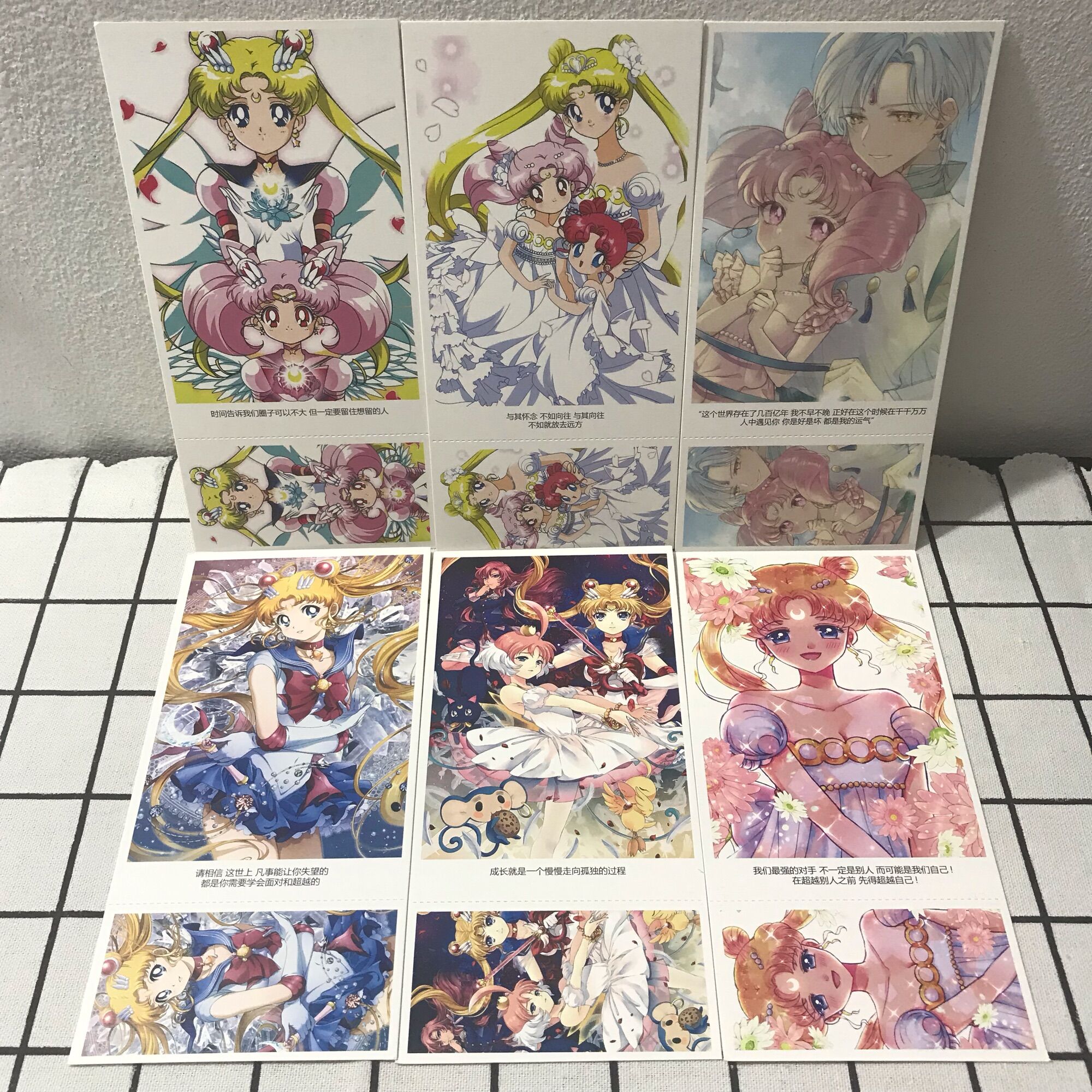 Postcard Sailor Moon Thuỷ thủ Mặt Trăng