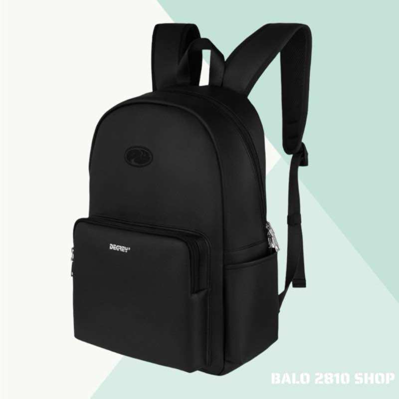 Balo DG Leather Basic Backpack Chất Da Simili Cao Cấp Chống Nước Cặp Da Đi Học Màu Đen Thời Trang Balo 2810 Shop