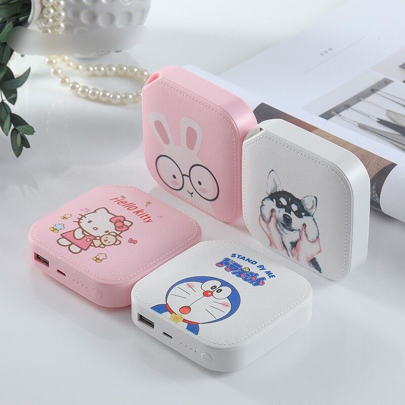 Sạc Dự Phòng Cho Mọi Dòng Điện Thoại 5000mah Nhiều Hình Dễ Thương