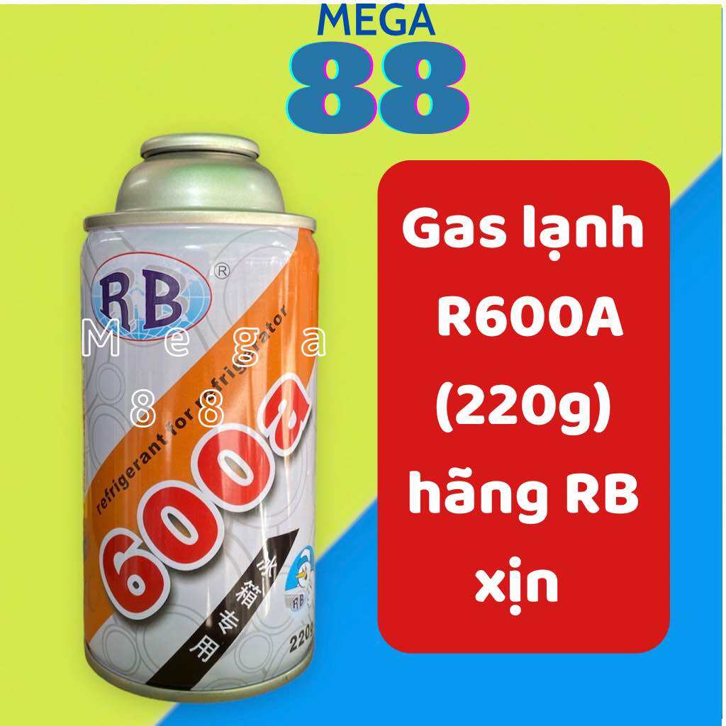 Ga lon r600a hãng RB xịn dùng cho tủ lạnh tủ đông - môi chất lạnh tủ lạnh tủ đông