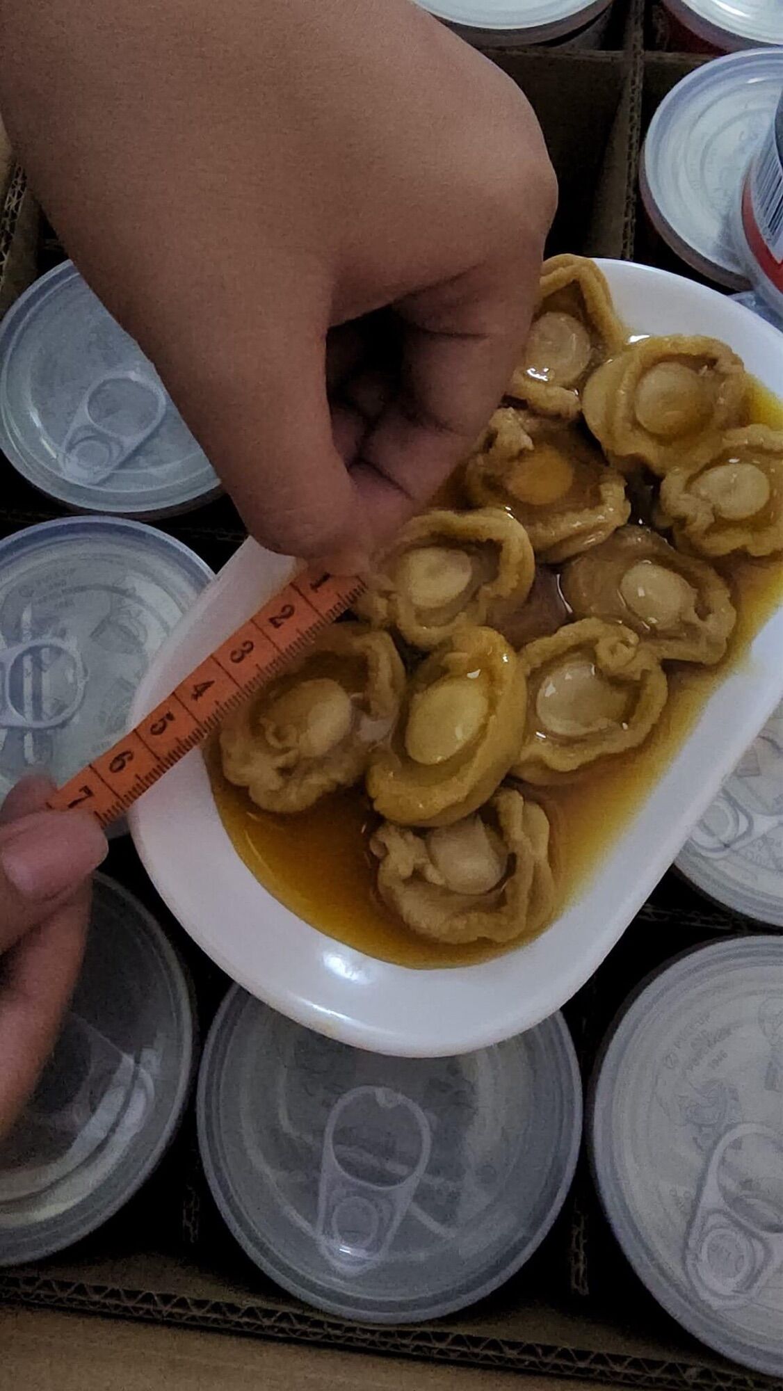 Bào Ngư Hồng Xíu Ăn Liền HK ( 10Con /Hộp )