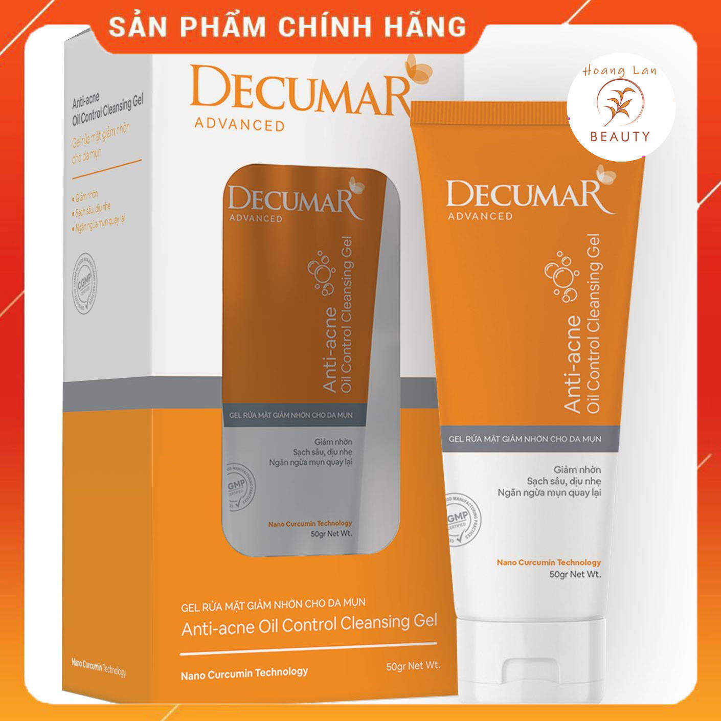 GEL RỬA MẶT Decumar Clean Advanced 50gr