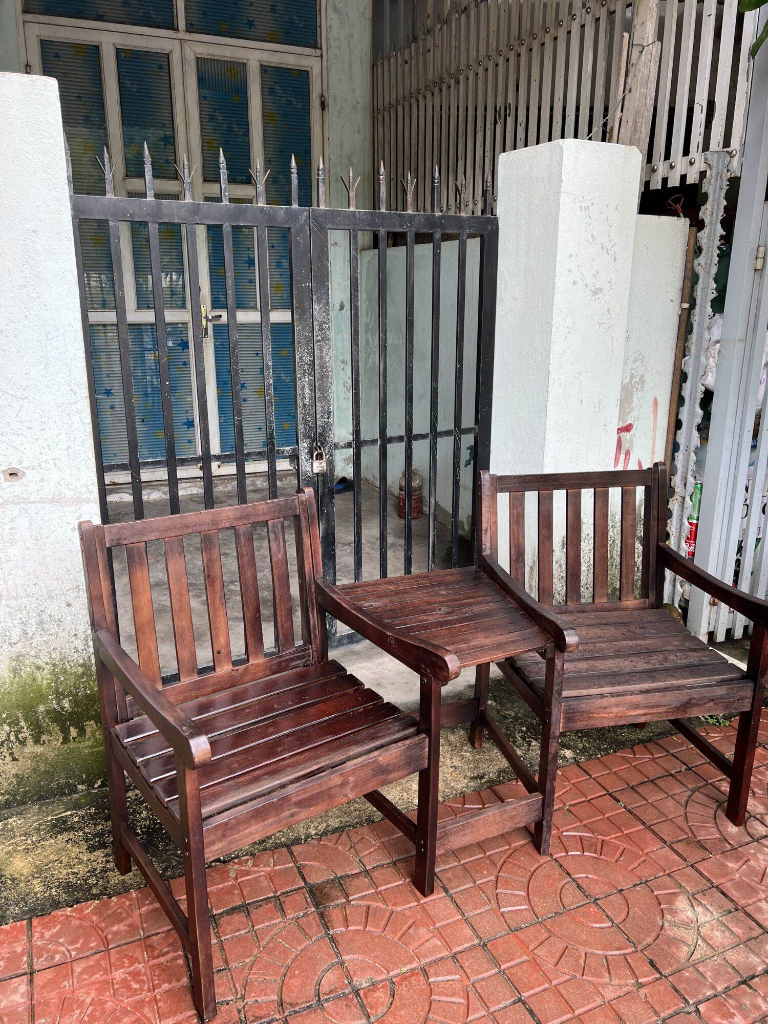 Ghế gỗ đôi