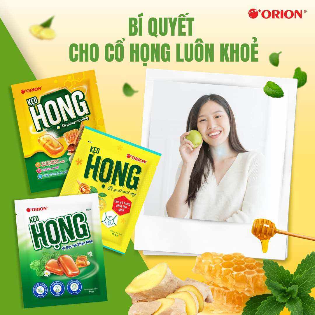 Combo 3 gói kẹo Họng 3 vị