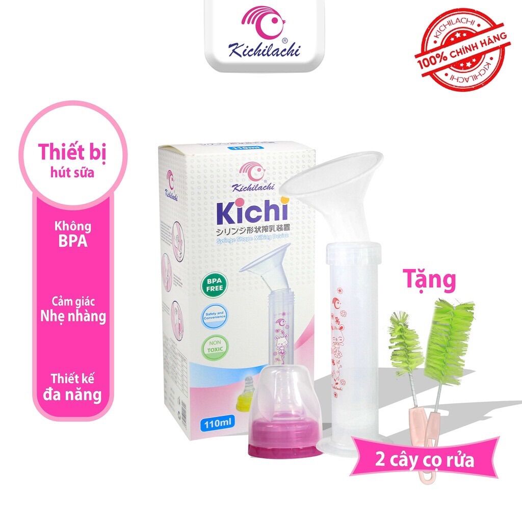 Hút sữa xilanh cầm tay kichilachi 110ml