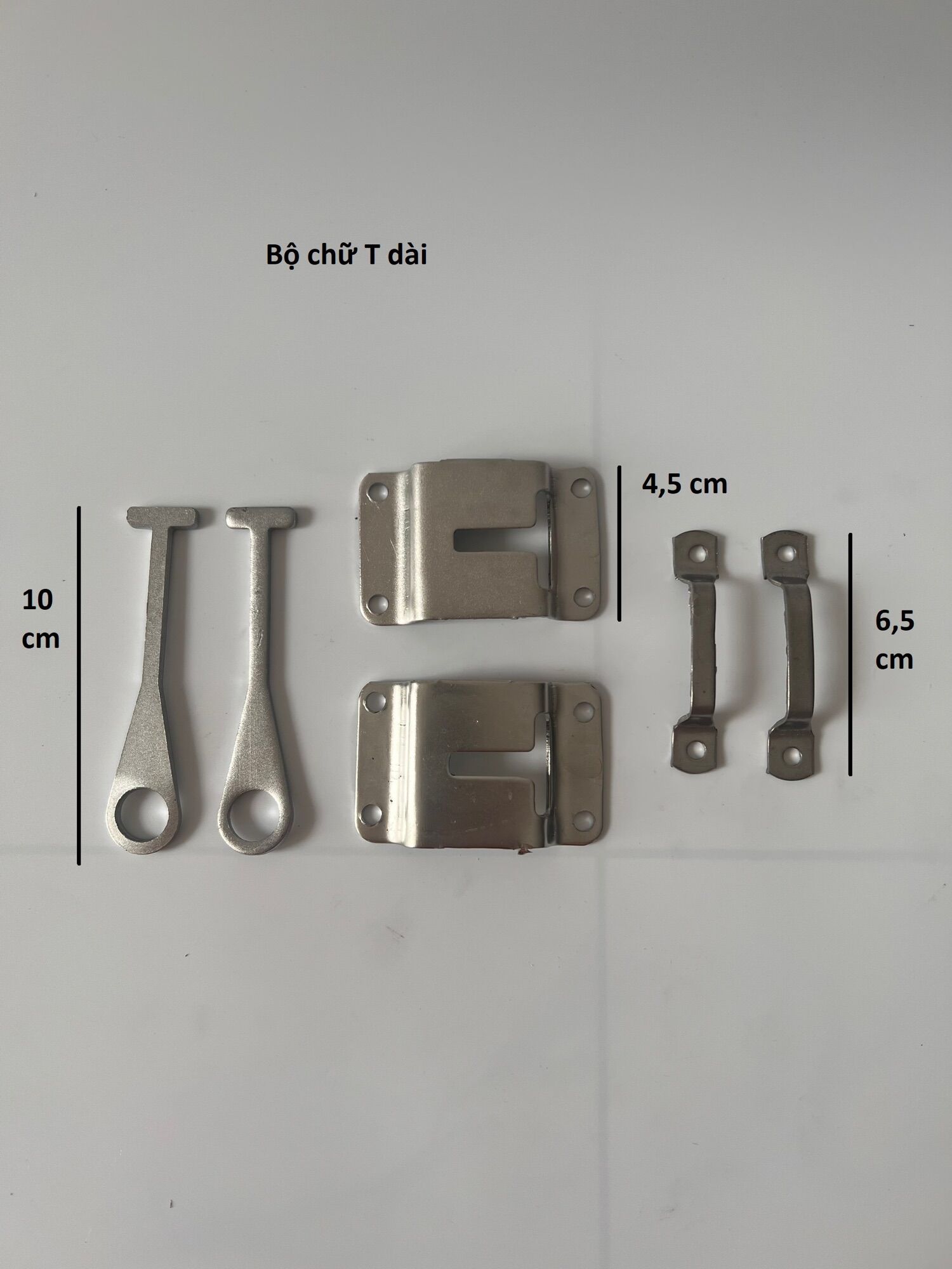 Bộ 2 chữ t dài inox