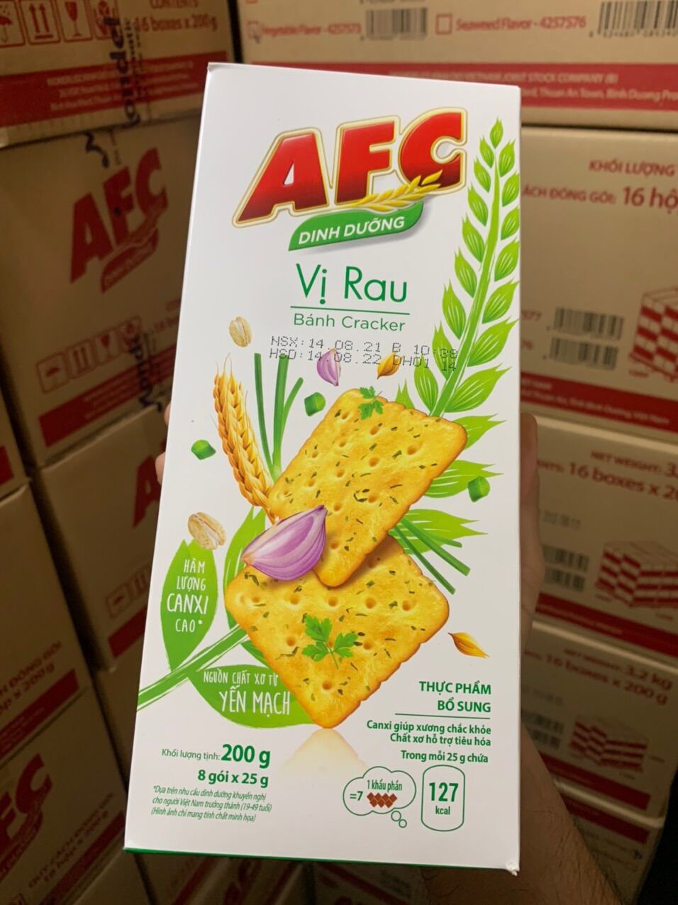 Bánh AFC 172g vị Rau