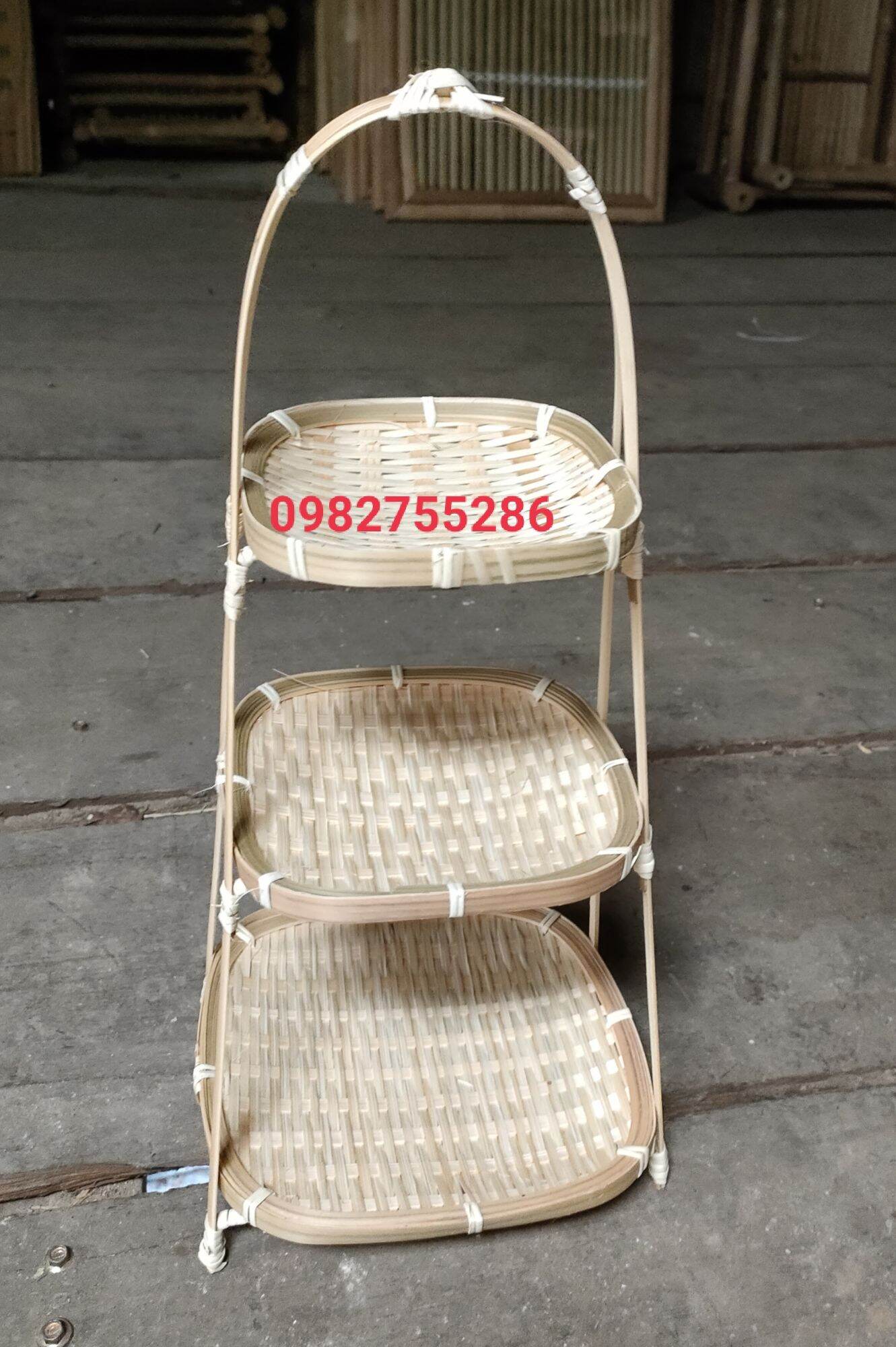 mẹt tre 3 tầng (vuông)