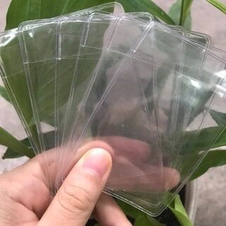 Bọc Chống Xước Chip CCCD - ATM, Vỏ Bọc Căn Cước Công Dân Trong Suốt Có Nắp Bảo Quản Thẻ