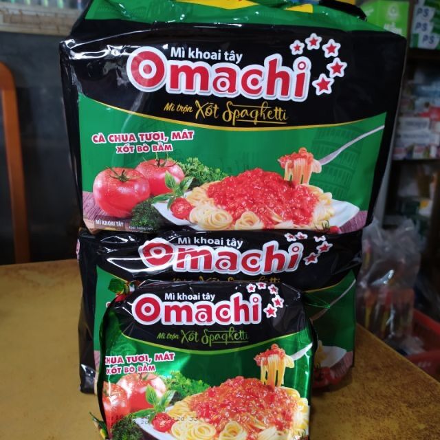 Mỳ omachi trộn sốt spaghetti gói 91g