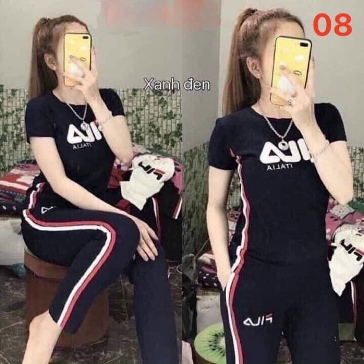 [HCM]sét bộ đồ thun cao cấp filla