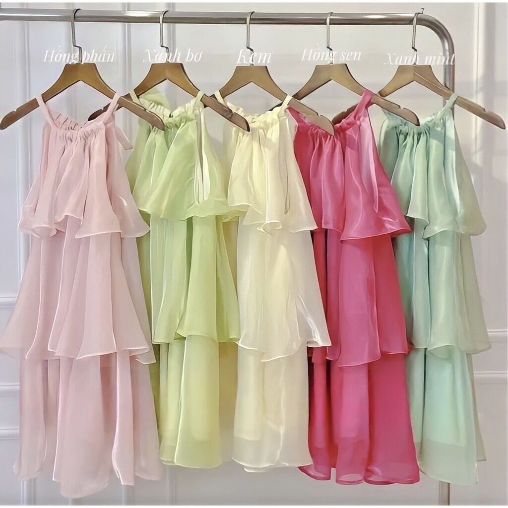 Váy Đẹp Lidosa - ❤️Chất liệu organza tơ sóng sánh, bên... | Facebook