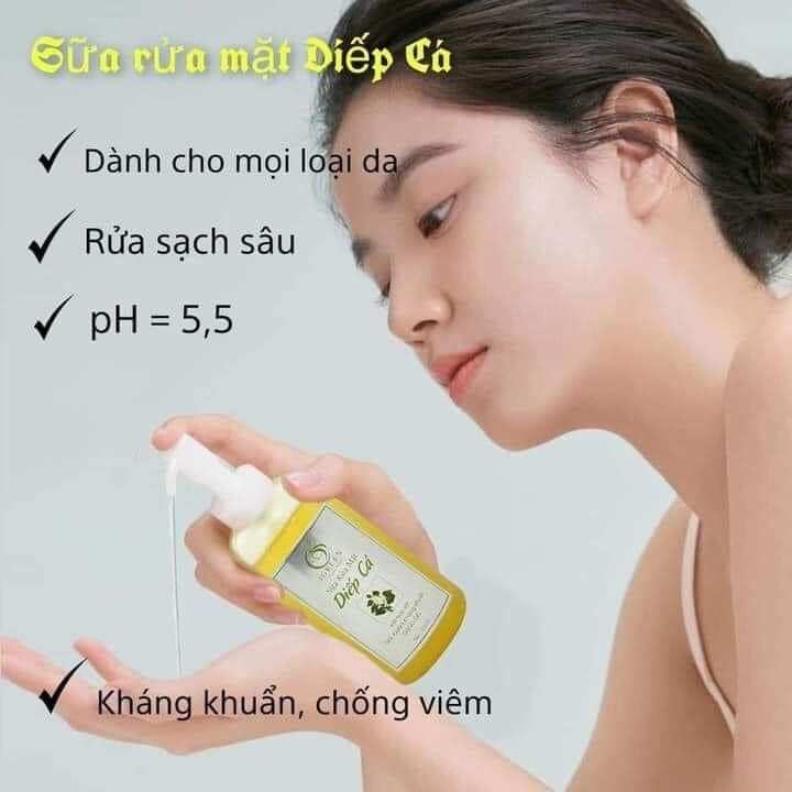 Sữa rửa mặt diếp cá