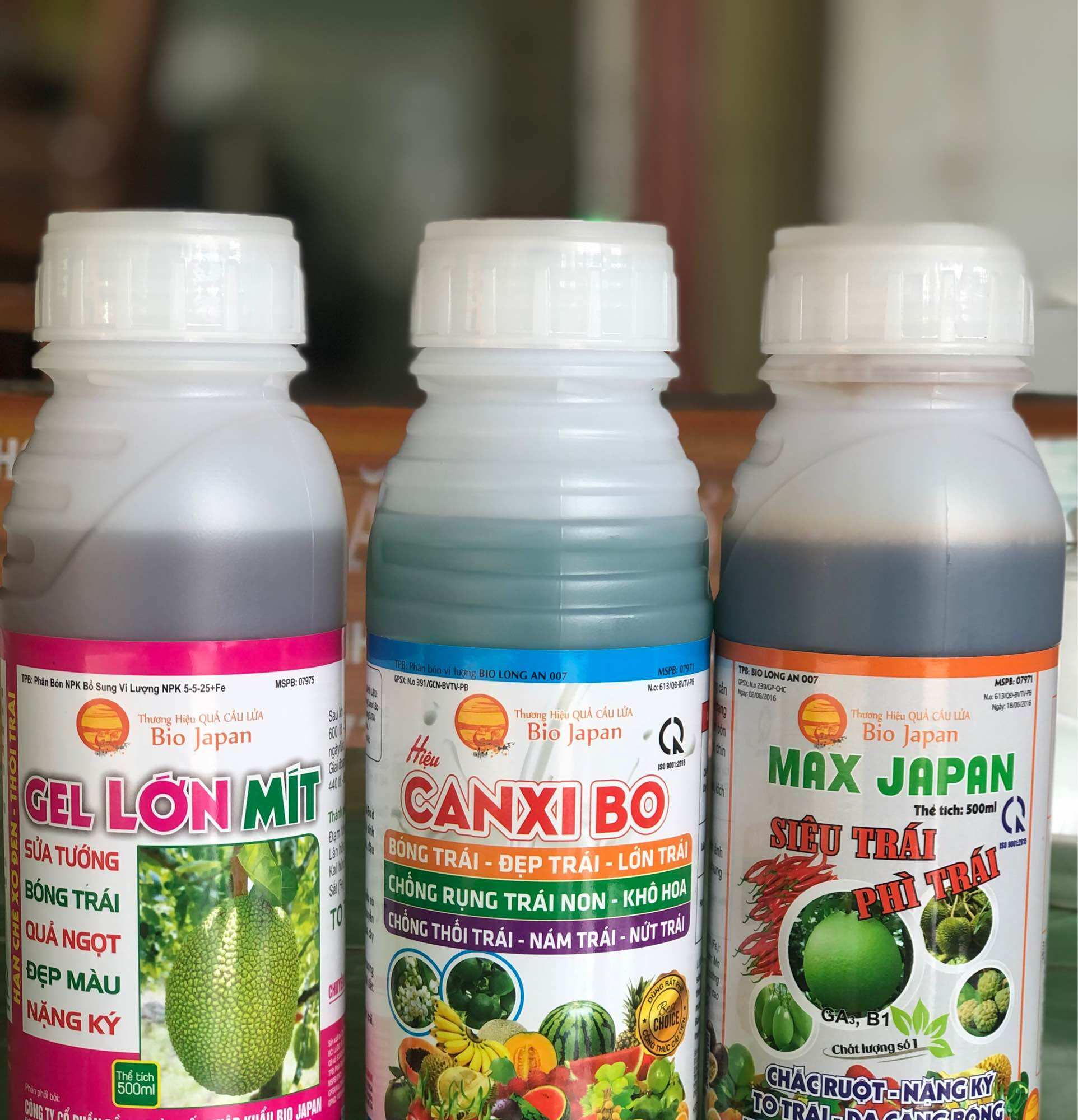 Phân bón lá Gell lớn trái, canxibo, max japan lớn trái phì trái