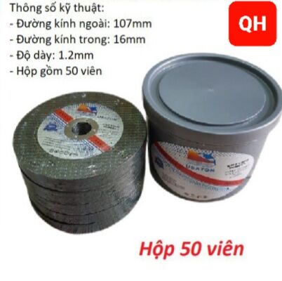 10 viên đá cắt sắt , inox  loại 1